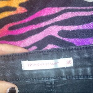 Black skinny jeans. Tag in pictures. (Kind of bad photos, New to this!)